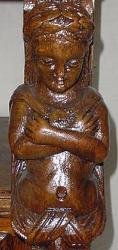 Victorian Carved Oak English Server