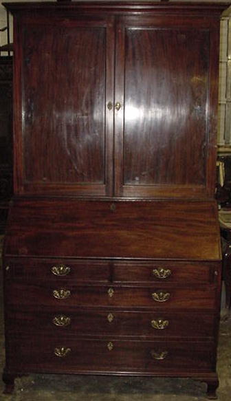 Fine Mahogany Secretary / Bureau / Book Case, Please visit our website, www.castlehouseantiques.com