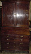 Fine Mahogany Secretary / Bureau / Book Case, Please visit our website, www.castlehouseantiques.com