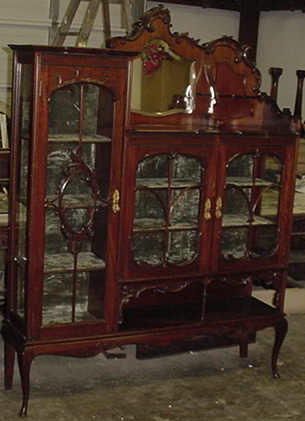 English Mahogany Etagere, Please visit our website, www.castlehouseantiques.com
