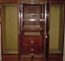 Extraordinary English Mahogany Wardrobe, Please visit our website, www.castlehouseantiques.com