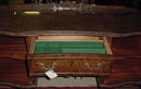 English Burl Walnut Queen Anne Style Sideboard, Please visit our website, www.castlehouseantiques.com