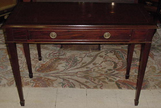 English Mahogany Side Table, Please visit our website, www.castlehouseantiques.com