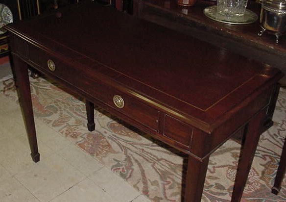 English Mahogany Side Table, Please visit our website, www.castlehouseantiques.com