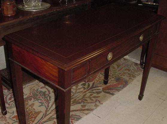 English Mahogany Side Table, Please visit our website, www.castlehouseantiques.com