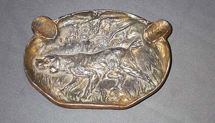Dog Motif Ashtray