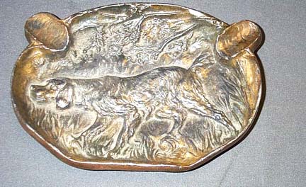 Dog Motif Ashtray