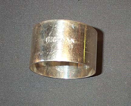 King's Own Borders Engraved Napkin Ring