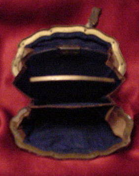 Brass, Ivory, and Silver Coin Purse, Please visit our website, www.castlehouseantiques.com