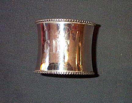 GDF Monogrammed Napkin Ring