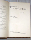 Ralph Iron, The Story Of An African Farm