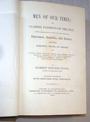 Harriet Beecher Stowe - Men of Our Times or Leading Patriots of the Day