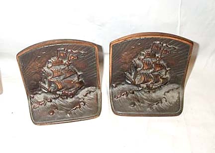 Pair Of Vintage Cast Iron Book Ends