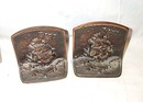 Pair Of Vintage Cast Iron Book Ends