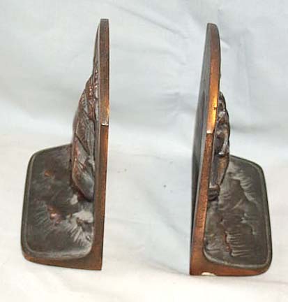 Pair Of Vintage Cast Iron Book Ends