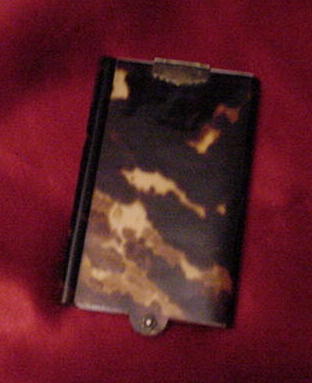 Tortoise Shell & Ivory Dance Card