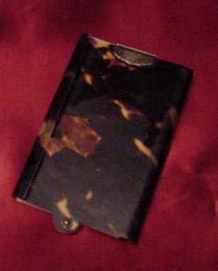 Tortoise Shell & Ivory Dance Card