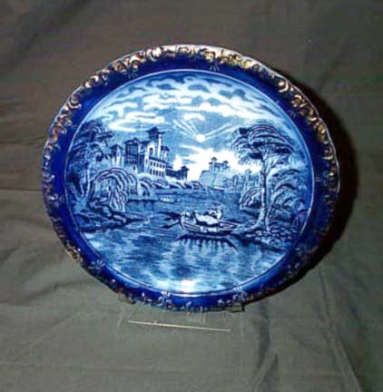 Flow Blue Plate