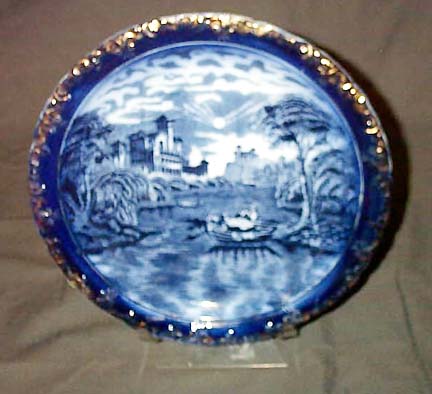 Flow Blue Plate