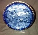 Flow Blue Plate