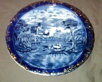 Flow Blue Plate