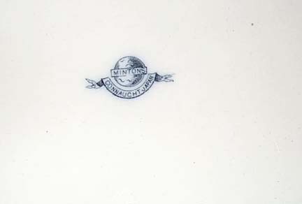 Large Flow Blue Meat Platter By Minton, Please visit our website, www.castlehouseantiques.com