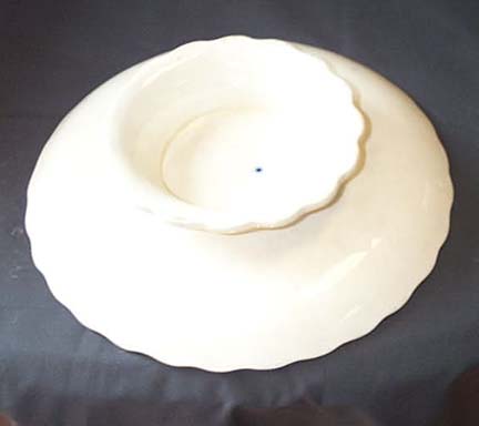 Flow Blue Compote, Please visit our website, www.castlehouseantiques.com