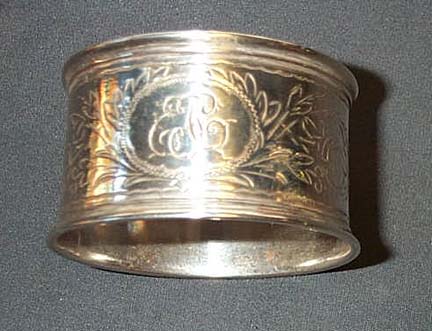 EJC Monogrammed Napkin Ring