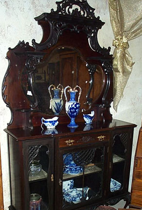Victorian Mahogany Etagere