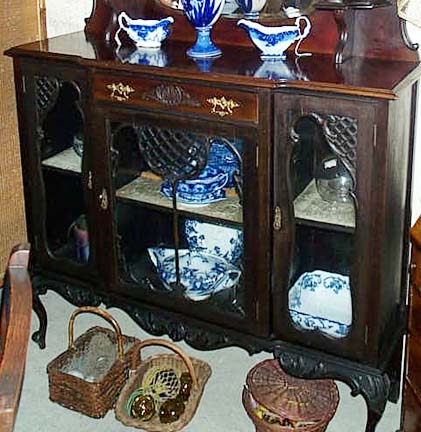 Victorian Mahogany Etagere