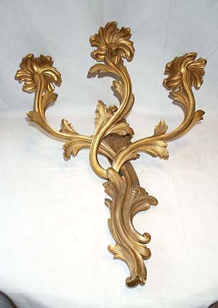 Pair Of Elegant Bronze Sconces