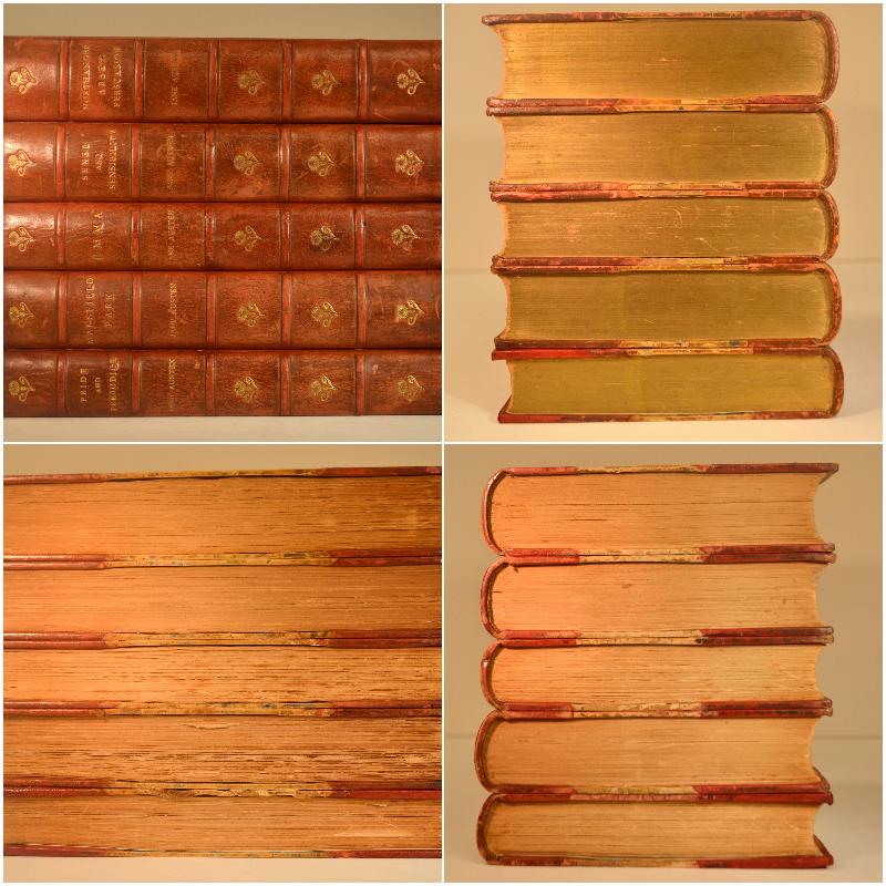 Jane Austen Complete Set, Leather 6 Vol. In 5