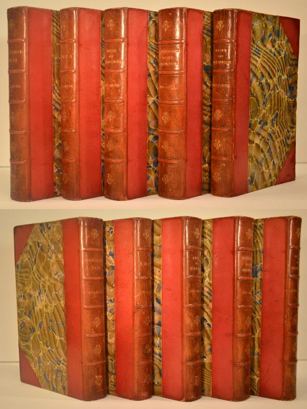 Jane Austen Complete Set, Leather 6 Vol. In 5