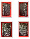 KJV HOLY BIBLE, c.1895, BLACK LEATHER, GILDED