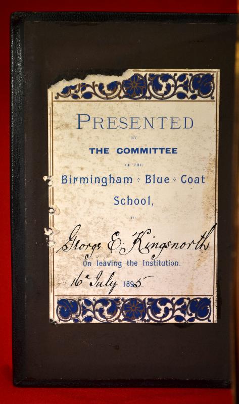 KJV HOLY BIBLE, c.1895, BLACK LEATHER, GILDED