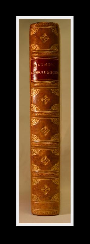 Blunt's Undesigned Coincidences of Old & New Testament, Leather, 1888, Prize Book