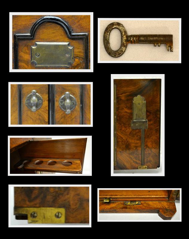 Antique English Smoker's Cabinet, Circa 1887
