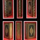 1862 ANGELS Split Double Fore Edge Paintings Herberts Works Gilded