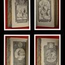1862 ANGELS Split Double Fore Edge Paintings Herberts Works Gilded