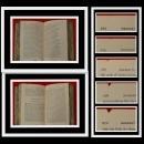 1862 ANGELS Split Double Fore Edge Paintings Herberts Works Gilded