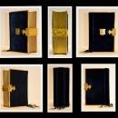 1840 VELVET CHURCH SERVICES, NEW TESTAMENT, BOOK OF COMMON PRAYER, LESSONS, PSALMS & HYMNS