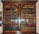 Monumental Victorian English Walnut Bookcase