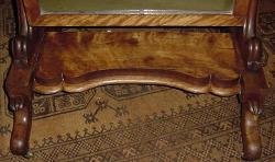 Victorian English Mahogany Cheval Mirror