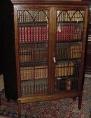 Gothic Style English Mahogany Bookcase On Stand, 1830