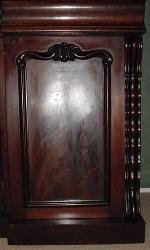 Early Victorian English Mahogany Bookcase