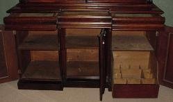 Early Victorian English Mahogany Bookcase