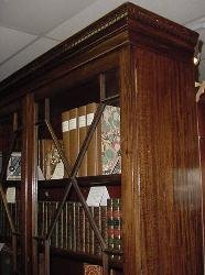 Solid Mahogany Bookcase from The Bank Of England