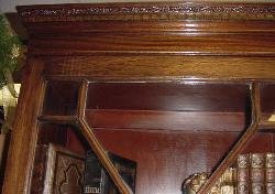 Solid Mahogany Bookcase from The Bank Of England