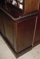 Solid Mahogany Bookcase from The Bank Of England