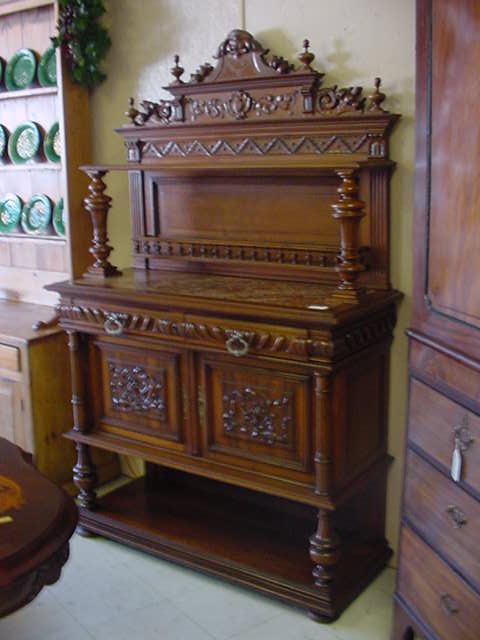 French Marble Top Server